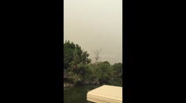 11:00am Ranch Fire from Clearlake Oaks Keys