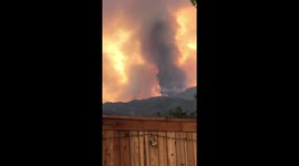 Smoke fills Orange County skies as 1,200-acre Holy Fire burns rapidly