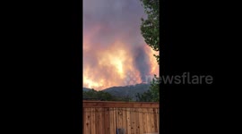 Smoke fills Orange County skies as 1,200-acre Holy Fire burns rapidly