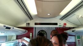 Rail bosses investigating after 'Only fit birds on this train' flashed across digital screens