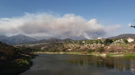 Fire time-lapse in California (August 2018)