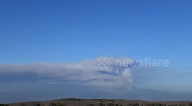 Dramatic time-lapse video captures Holy Fire’s massive smoke plume