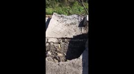 Crack appears following Indonesia earthquake