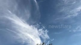 Timelapse clouds/Sunset over Mid-Wales.