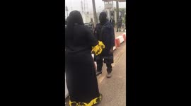 Woman berates guards as Nigerian security agents siege National Assembly building