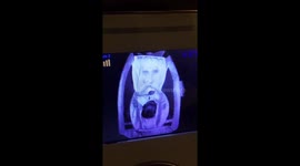 “Holy Face!” in baby monitor?