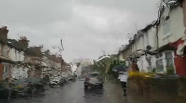 Rain Windscreen splashes today