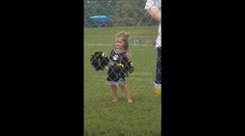 Adorable cheerleader