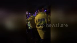 Police surround victim in immediate aftermath of Moss Side shooting