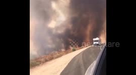 Homes evacuated after fire breaks out near San Diego