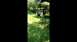 Enjoy this video of my dog carrying around a trash can ???? https://t.co/FY8dhWPo0R