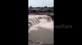 Eleven people rescued after being swept away by strong current