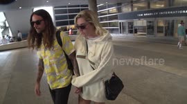 Kesha and boyfriend Brad Ashenfelter back in LA after Mexico vacation