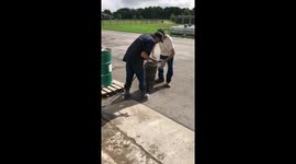 Co-worker tricked into collecting “dust samples”