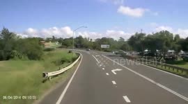 Queensland Dashcam #2 Gympie - Volvo vs Load B Double Fuel Tanker