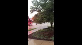 Middleton WI Fire Department to the flash flood Rescue !