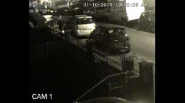 Neighbour try's to wheel spin and hits other halfs parked car part 2