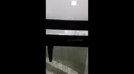 Extreme weather in Athens. Heavy thunderstorms with orange alerts.