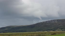 Funnel Cloud Over Binevenagh Mountain