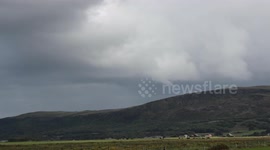 Funnel Cloud Over N Ireland Mountain