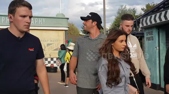 Love Island winners Jack Fincham and Dani Dyer spotted at Thorpe Park