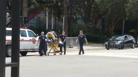 New eyewitness footage from Jacksonville shooting shows victim being taken to ambulance