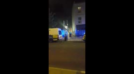 Police attend the scene of an ‘assault attack’ at Caledonian Road and Barnsbury station in London