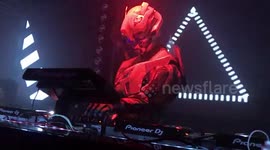 There's a DJ in Tokyo that dresses up like Bumblebee from 'Transformers'