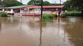 Hawaiian island still flooded despite Hurricane Lane departure