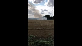 Kids set fire to farmers fields in Welwyn Garden City