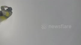 Snowboarder Backflips Over Camera