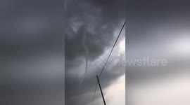 Rare ‘water-snake’ tornado caught on camera near Mexico City