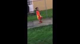 Walking like a ostrich