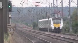 Rush Hour Trains at Conington LC, ECML | 23/08/18