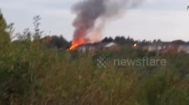 large mansion on fire in toronto