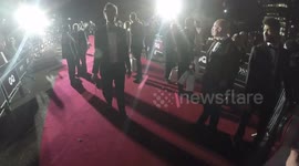 Abigail Clancy Departs The GQ Awrads With Her Husband Peter Crouch