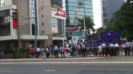 Barricades removed from downtown Hong Kong