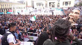 Protest for the murder of social leaders