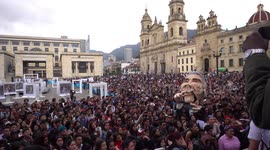 Protest for the murder of social leaders