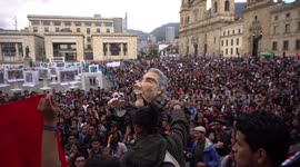 Protest for the murder of social leaders