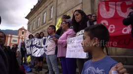 Protest for the murder of social leaders