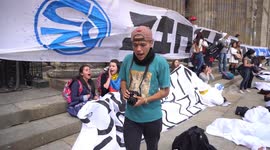 Protest for the murder of social leaders