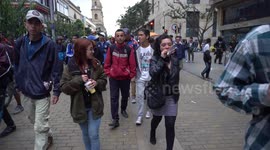 Marijuana fumate in protest of Duque's proposal