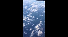 Have you ever wondered what a plane flying looks like from another plane?