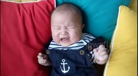 Baby crying so badly