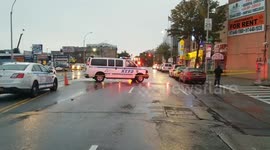 Pedestrian struck Queens ny