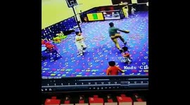 Man seen slam dunking on toddlers at a daycare centre