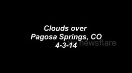 Clouds over Pagosa Springs, CO