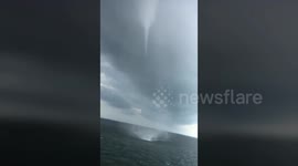 Series of waterspouts spotted off coast of eastern China