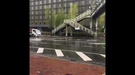 Typhoon Jebi footage from Kyoto